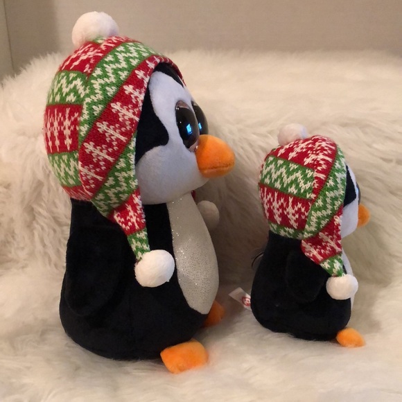 Penelope Penguin Set of 2 Beanie Boos - Picture 2 of 5